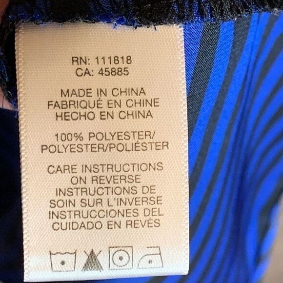 Michael Kors Blue and black striped tank - Picture 6 of 7